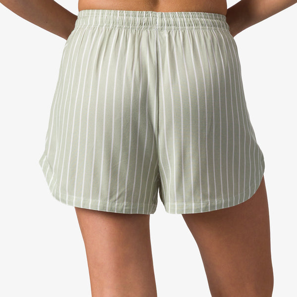 Reef Vacation Mode: Activated Sandy Stripe Short Desert Sage