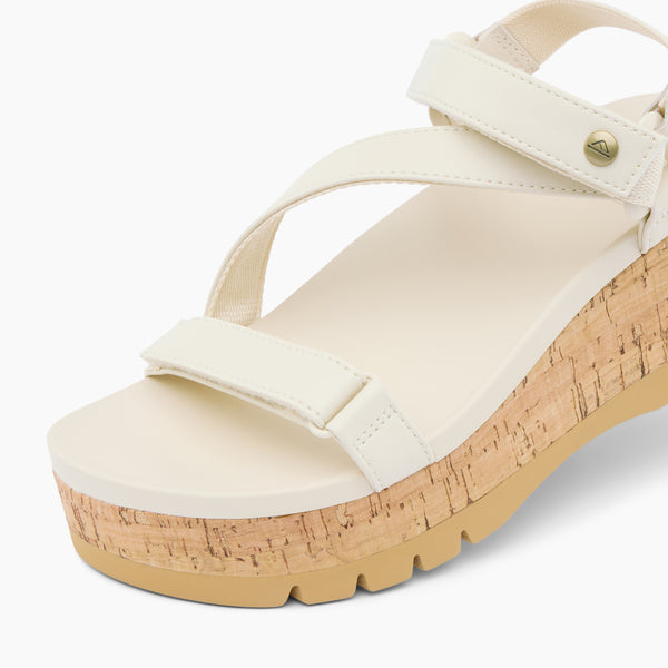 Reef Women's Ankle Strap Sandals Vista Higher Luna Vintage Cork