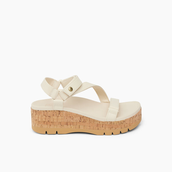 reef Women's Ankle Strap Sandals Vista Higher Luna Vintage Cork