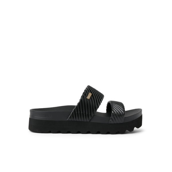 reef Women's Arch Support Styles Cushion Vista Hi Black Puffy