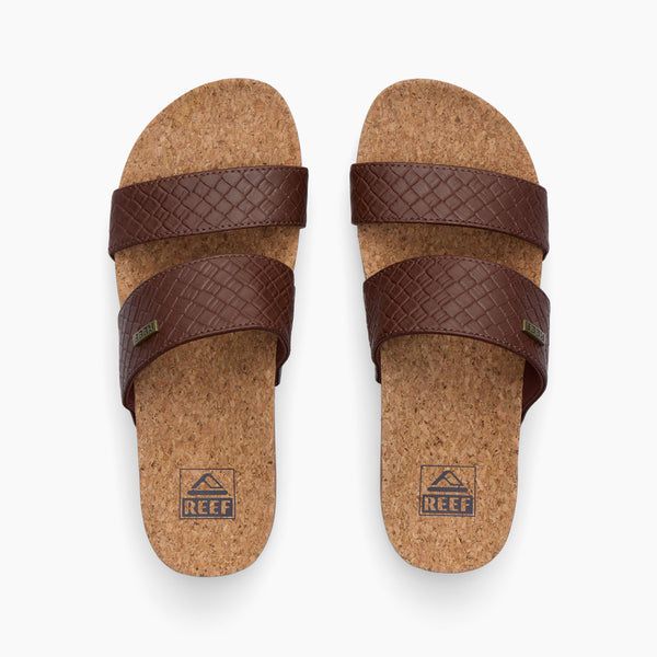 Reef Women's Arch Support Styles Cushion Vista Hi Chocolate Wicker