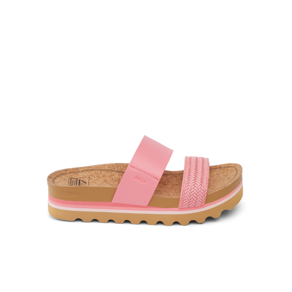 reef Women's Arch Support Styles Cushion Vista Hi Pink Braid