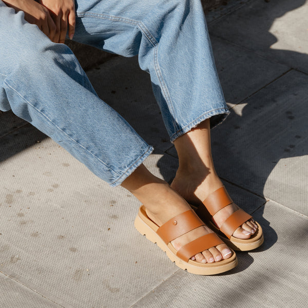 Reef Women's Arch Support Styles Vista Luxe Thea Leather Brown