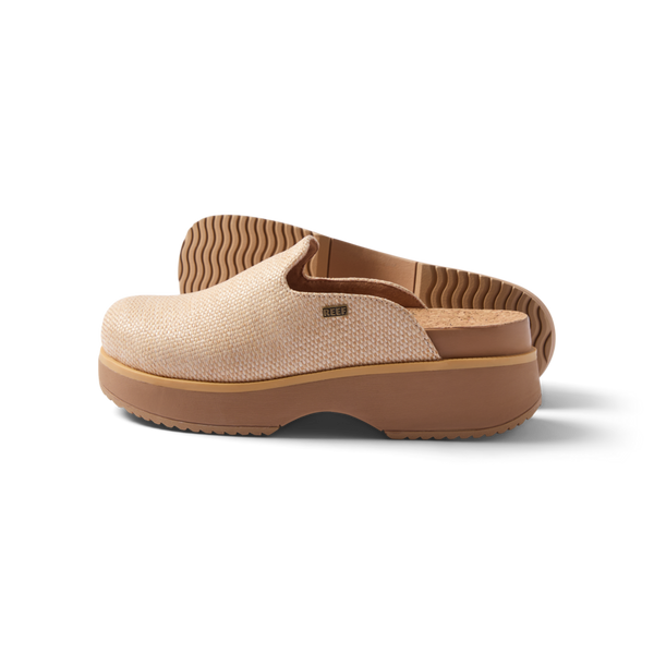 Reef Women's Clogs And Mules Vista Skye Natural Raffia
