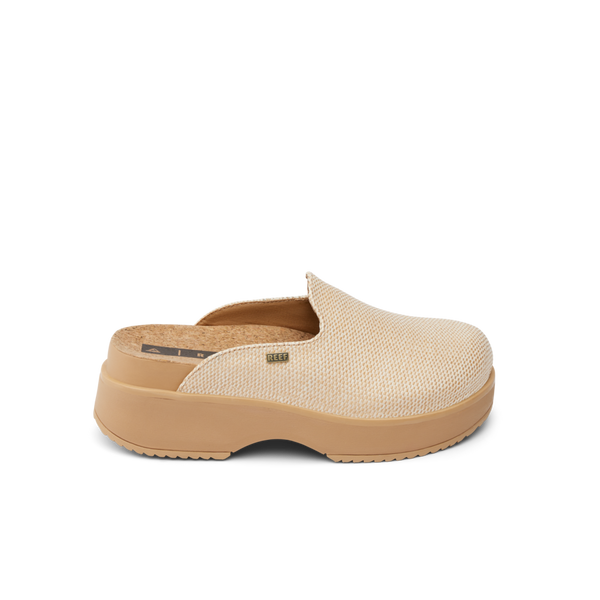 reef Women's Clogs and Mules Vista Skye Natural Raffia