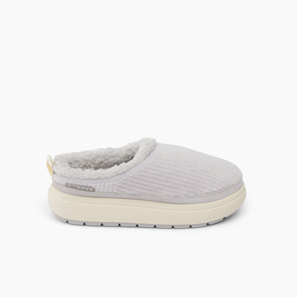 reef Women's Clogs and Mules Weekend Low Sierra Grey Cord