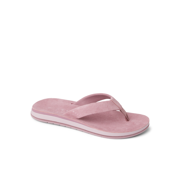 Reef Women's Flip-Flops Ojai Classic Pale Mauve Suede