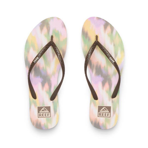 Reef Women's Flip-Flops Reef Seaside Prints Watercolor
