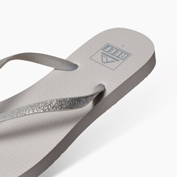 Reef Women's Flip-Flops Reef Seaside Silver Glitter