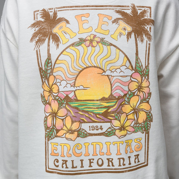 Reef Women's Hoodies Sweaters & Jackets Boyfriend Hoodie Marshmellow