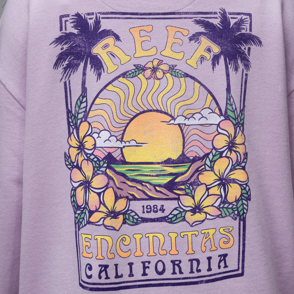 Reef Women's Hoodies Sweaters & Jackets Boyfriend Hoodie Lavendar Frost