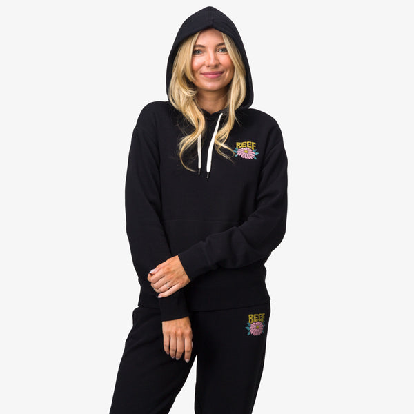 reef Women's Hoodies Sweaters & Jackets Josie Pullover Hoodie Caviar