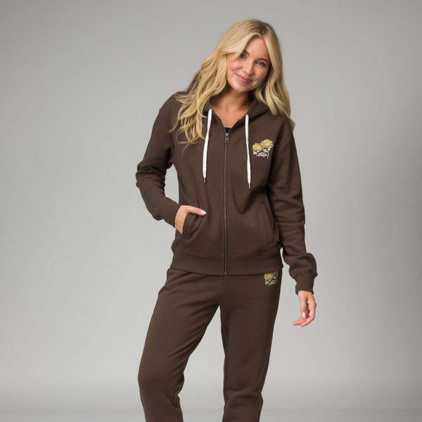 reef Women's Hoodies Sweaters & Jackets Misty Fleece Full Zip Slate Brown