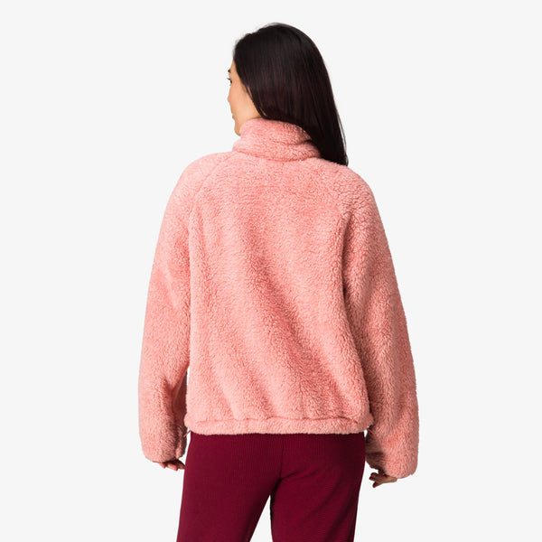 Reef Women's Hoodies Sweaters & Jackets Pilot Sherpa Jacket Mellow Rose