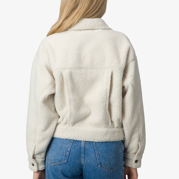 Reef Women's Hoodies Sweaters & Jackets Sammie Sherpa Jacket Cream
