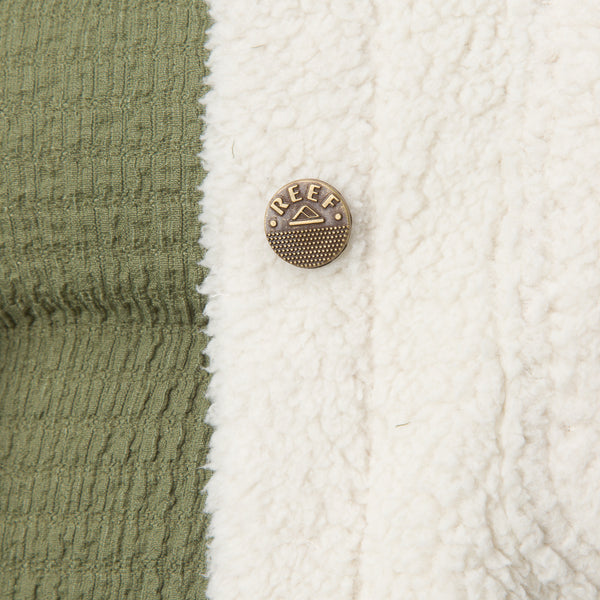 Reef Women's Hoodies Sweaters & Jackets Sammie Sherpa Jacket Cream