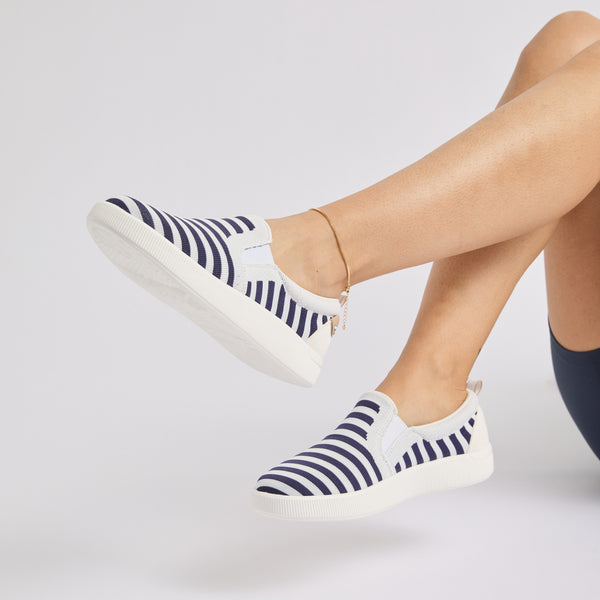 Reef Women's Neptune Collection Neptune Elyse Navy/White Stripe