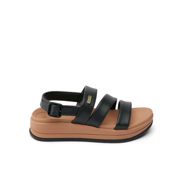 reef Women's Slingback Sandals Aura Escape Black/Tan