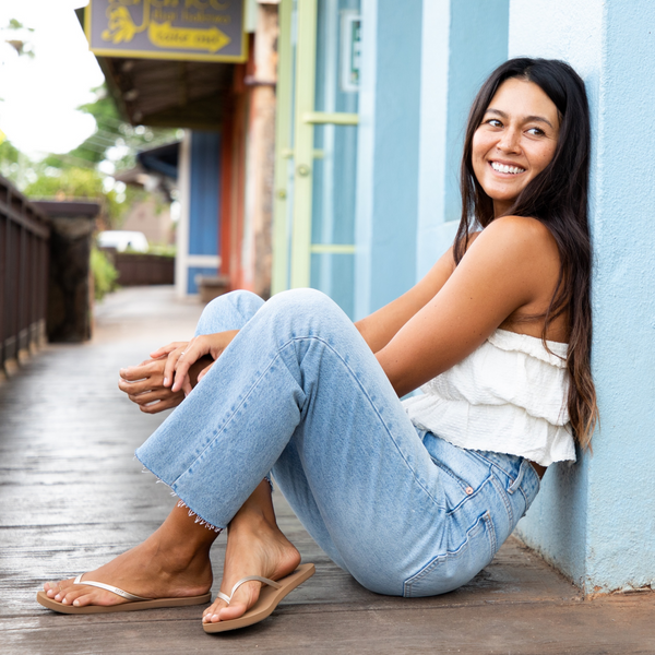 Reef Women's Slip-On Sandals Bliss Nights Tan/Champagne