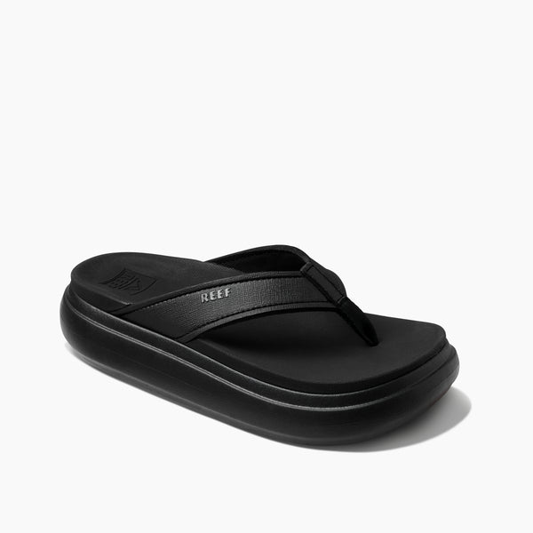 Reef Women's Slip-On Sandals Cushion Bondi Black/Black