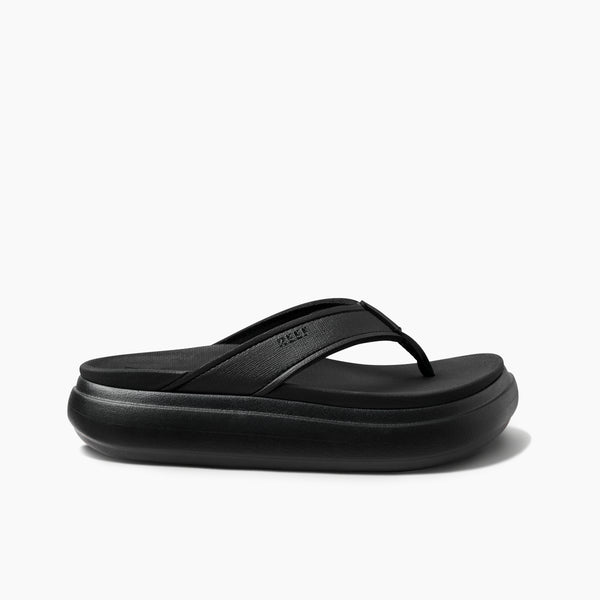reef Women's Slip-On Sandals Cushion Bondi Black/Black