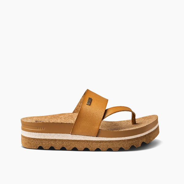 reef Women's Slip-On Sandals Cushion Sol Hi Natural