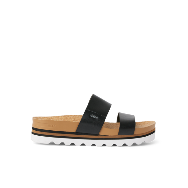 reef Women's Slip-On Sandals Cushion Vista Hi Black