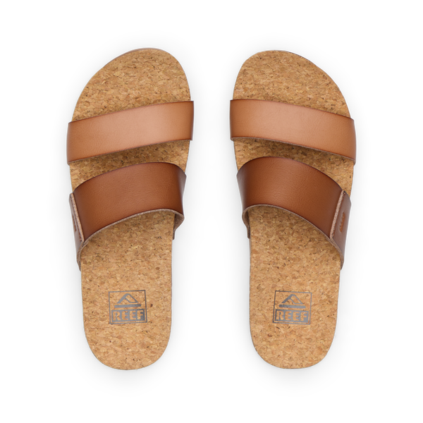 Reef Women's Slip-On Sandals Cushion Vista Hi Espresso Duo