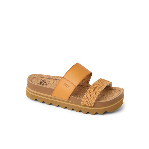 Reef Women's Slip-On Sandals Cushion Vista Hi Natural Braid