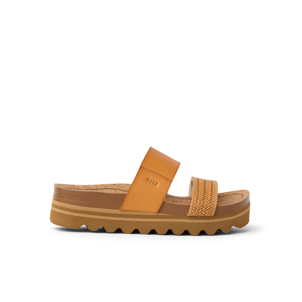 reef Women's Slip-On Sandals Cushion Vista Hi Natural Braid