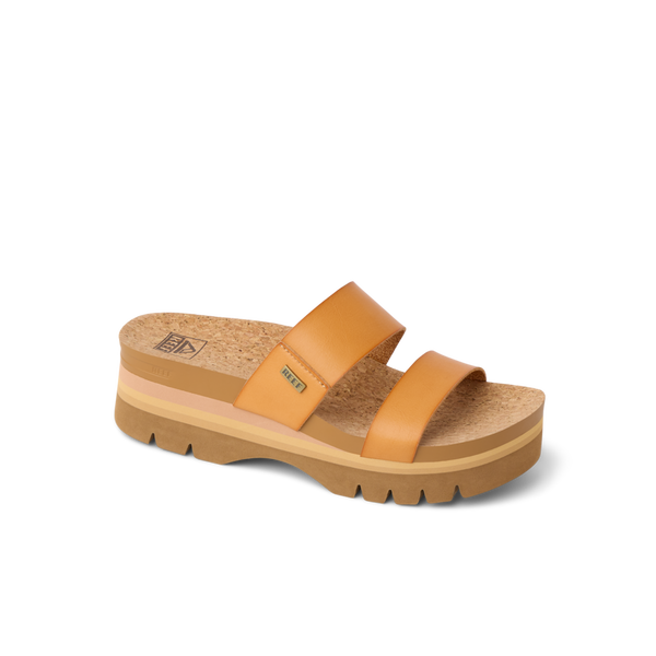 Reef Women's Slip-On Sandals Cushion Vista Higher Natural