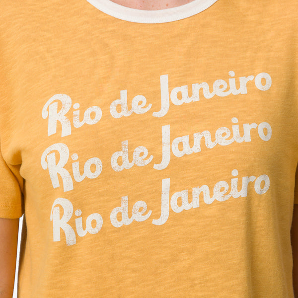 Reef Women's T-Shirts Tanks & Dresses Ringer Tee Honey Gold