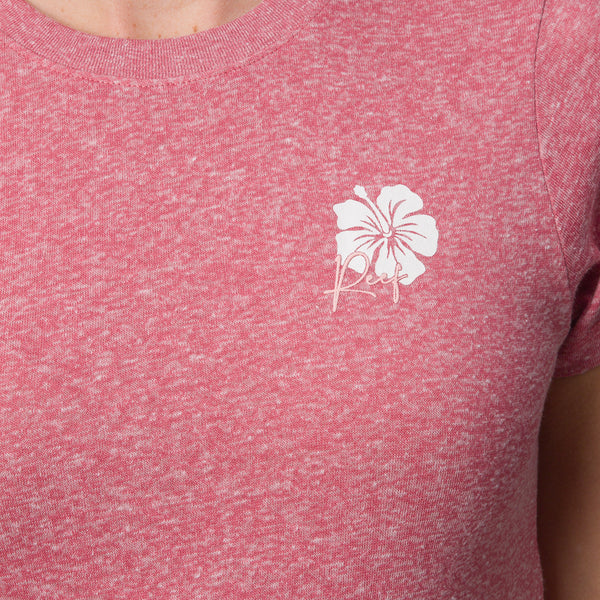 Reef Women's T-Shirts Tanks & Dresses Saylor Fitted Tee Mauvewood