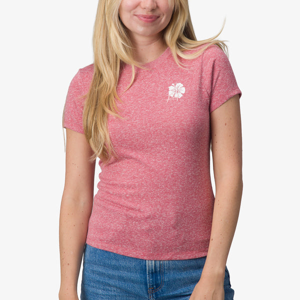 reef Women's T-Shirts Tanks & Dresses Saylor Fitted Tee Mauvewood