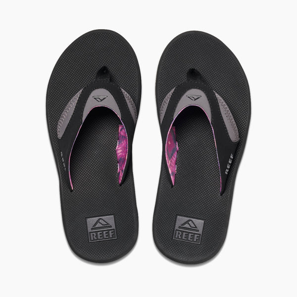 Reef Women's Water Friendly Footwear Fanning Black/Grey