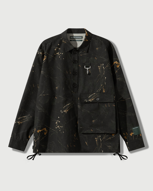 Reese Cooper Cotton Ripstop Pullover Cargo Shirt In Camo