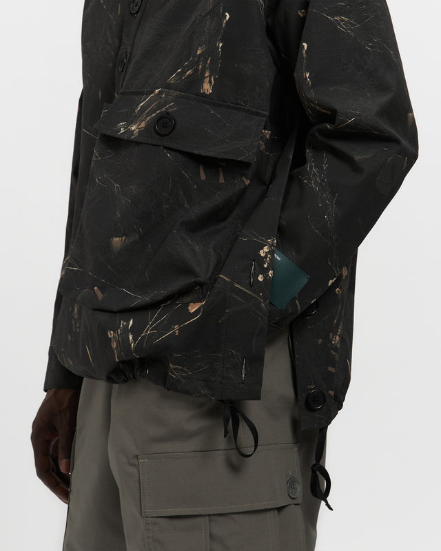 Reese Cooper Cotton Ripstop Pullover Cargo Shirt In Camo