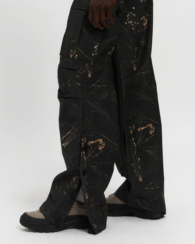Reese Cooper Cotton Ripstop Wide Leg Cargo Pant In Camo