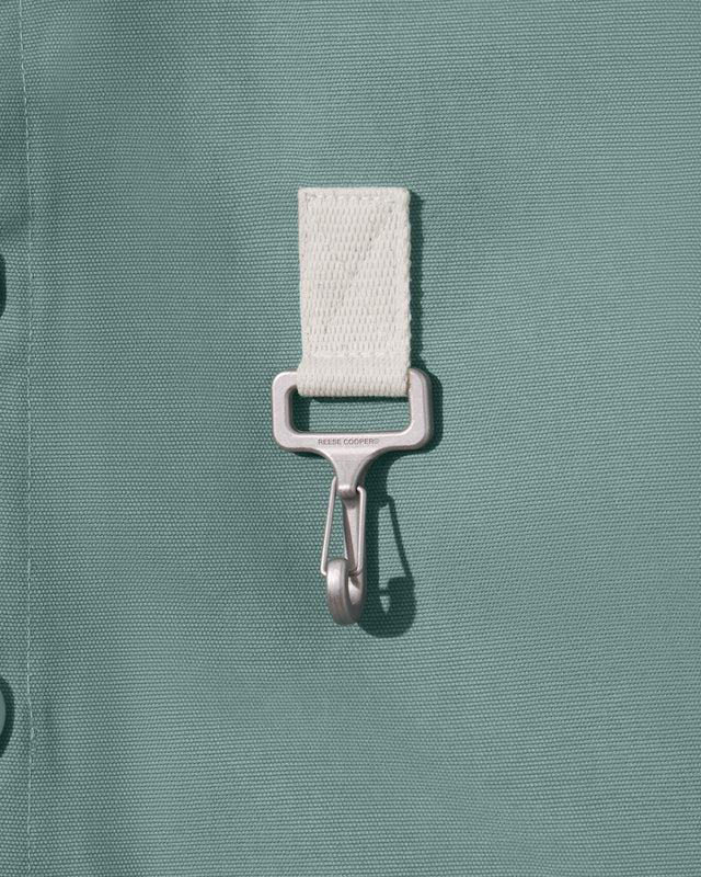 Reese Cooper RCI Reserve: Cargo Jacket In Green Cotton Canvas