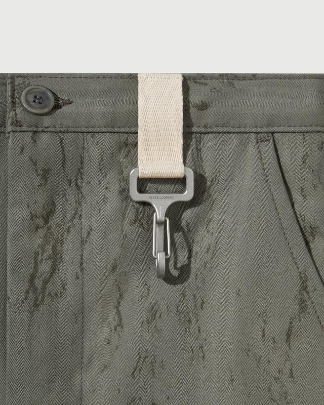 Reese Cooper RCI Reserve: Cargo Pant In Etching Camo Herringbone Cotton