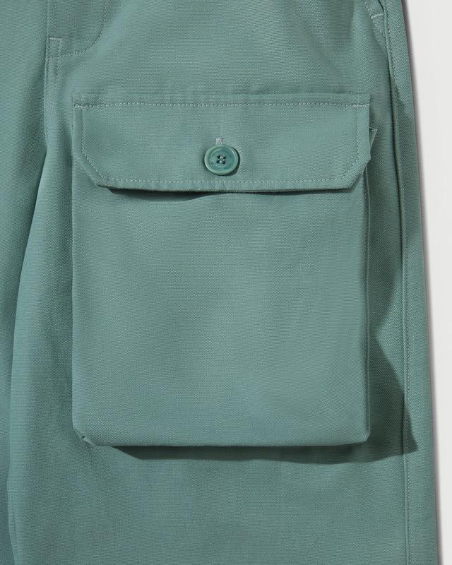 Reese Cooper RCI Reserve: Cargo Pant In Green Cotton Canvas