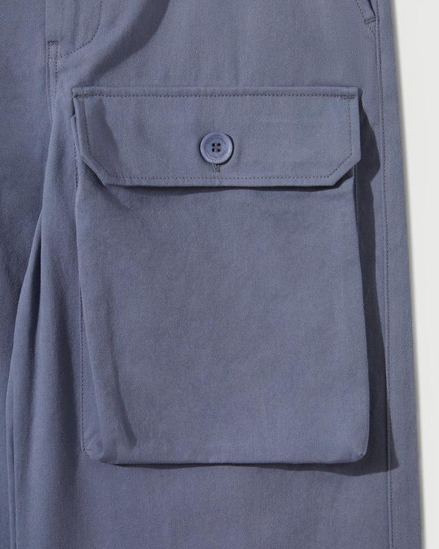 Reese Cooper RCI Reserve: Cargo Pant In Light Blue Cotton Canvas