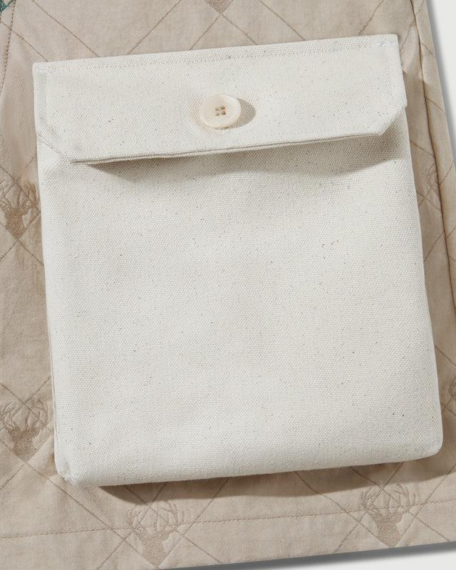 Reese Cooper RCI Reserve: Cargo Short In Tan Deer Cotton Jacquard