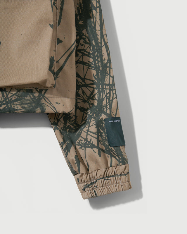 Reese Cooper RCI Reserve: Hooded Jacket In Brush Camo Cotton Twill