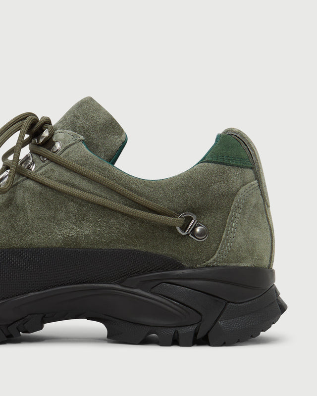 Reese Cooper Gabriel Sneaker In Olive Suede