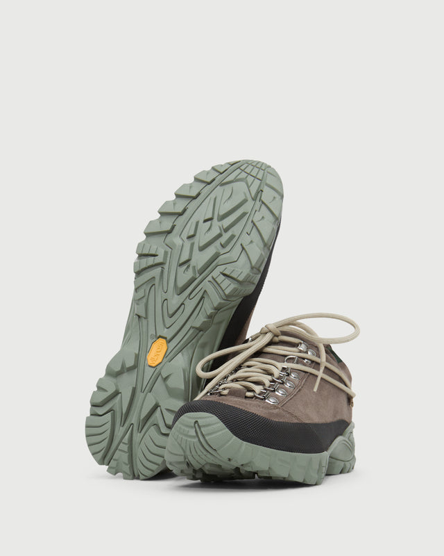 Reese Cooper Gabriel Sneaker In Taupe Suede