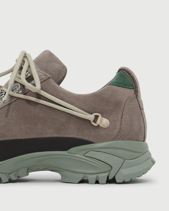 Reese Cooper Gabriel Sneaker In Taupe Suede