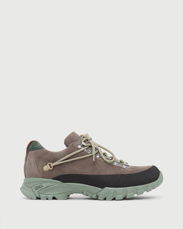 reese cooper Gabriel Sneaker in Taupe Suede