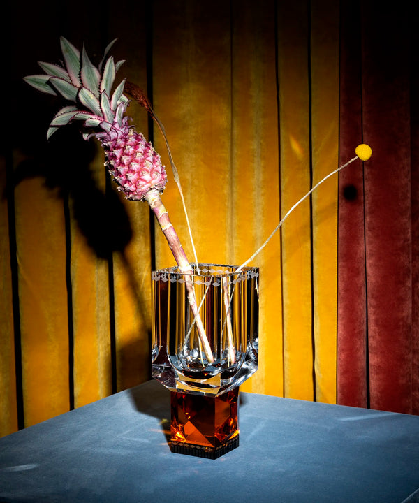 Reflections Copenhagen Ohio Vase Amber