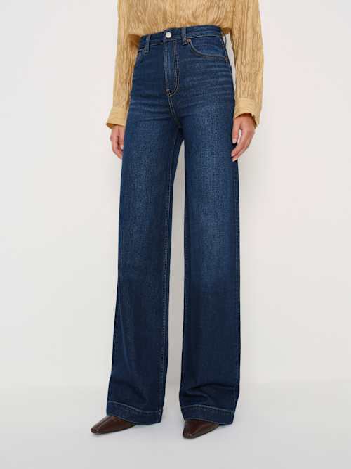 Reformation Bex Super Stretch High Rise Wide Leg Jeans